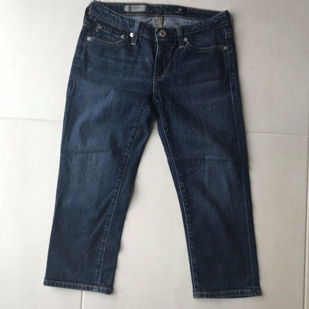 AG Adriano Goldschmied The Maiden Low Rise Crop Skinny Denim Jeans